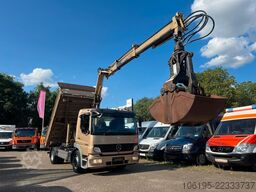 MERCEDES-BENZ Atego 1224 *Kipper+Hiab Kran+ Funk+ Greifer
