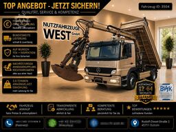 MERCEDES-BENZ Atego 1224 *Kipper+Hiab Kran+ Funk+ Greifer