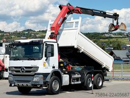 MERCEDES-BENZ ACTROS 3336* KIPPER 5,10 m + KRAN/FUNK * 6x4