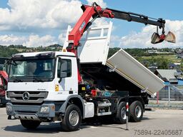 MERCEDES-BENZ ACTROS 3336* KIPPER 5,10 m + KRAN/FUNK * 6x4