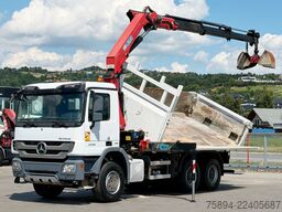MERCEDES-BENZ ACTROS 3336* KIPPER 5,10 m + KRAN/FUNK * 6x4