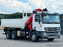 MERCEDES-BENZ ACTROS 3336* KIPPER 5,10 m + KRAN/FUNK * 6x4