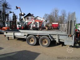 Müller Tandemanhänger mit 8 Ton. NL mit Rampe