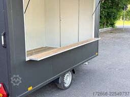 Andere VK 15402023 | SCHWARZ | GASTÜR 400x200X230CM 1500KG VERKAUFSANHÄNGER