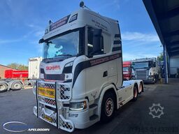 Scania S 580 6x2 Boogie, Retrade, Schuifschotel, Opber...