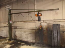 Abus LS Kran Drehkran Hallenkran 125KG Abus Kettenzug L 4m NL 125Kg H 3m