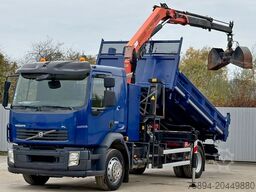 VOLVO FL280 KIPPER 4,35m * PALFINGER PK 10000 + FUNK