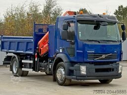 VOLVO FL280 KIPPER 4,35m * PALFINGER PK 10000 + FUNK