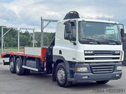 DAF CF 85.380*ABSCHLEPPWAGEN 7,20m+ HIAB 144 B-2 DUO