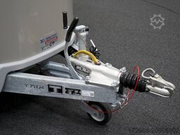 Ifor Williams IFOR WILLIAMS HBX 506 | SILBER +FRONTAUSTIEG RECHTS +POLSTER +3.BREMSLEUCHTE