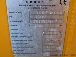 Haulotte H14TX Diesel, 4x4 Drive, 14m Working Height, 10.7m