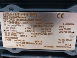 SEW Eurodrive K57 DRS71M4BE1/ASE1/TF/Z Motor SN:017566848001000118  - ungebr! -