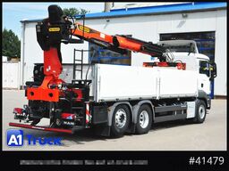 MAN TGS 26,460, Baustoff, Palfinger Kran, Lift-Lenkachse,