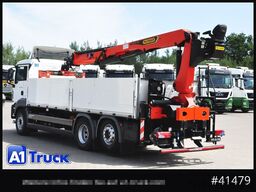 MAN TGS 26,460, Baustoff, Palfinger Kran, Lift-Lenkachse,