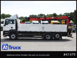 MAN TGS 26,460, Baustoff, Palfinger Kran, Lift-Lenkachse,