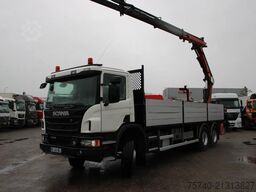 Scania P410 + atlas 190 4x hydrolic + 6x4  remote + EU...