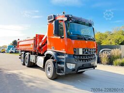 MERCEDES-BENZ Arocs 2642 6x4 Meiller Kipper KRAN FUNK