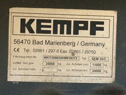 KEMPF SKM 35/3 Kippauflieger 3 Achse 28 m³