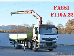 Truck mounted crane RENAULT Premium 370* FASSI F110A.22 * TOPZUSTAND