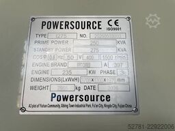 Iveco C9TE2 – 275 kVA Generator – DPX-19794.1