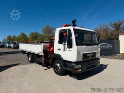 MAN 8.220 Pritsche Kran 17m Seilwinde FUNK AHK