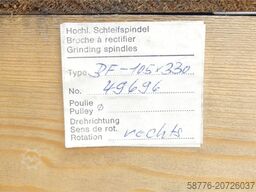  SFJ BF 105 / BF-105X330 Hochleistungs-Schleifspindel SN:49696 - ungeb.! -