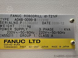 FANUC Robodrill alfaT-21iF/BT
