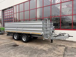 Möslein TTD 19 AB  19 t Tandemkipper Tieflader, Breitbereifung Aufsatzbordwänden-- Neufahrzeug --