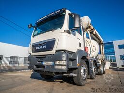 MAN TGS 32.360 BB+LIEBHERR 8m3+TAPIS THEAMS 12m