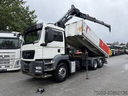 MAN TGS 26.400 6X2 Kipper mit Kran Hiab 166-3