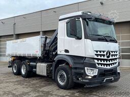 MERCEDES-BENZ Arocs 2543 L 3-Achs Kipper Kran Hiab 211 5xhydr.