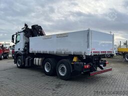 MERCEDES-BENZ Arocs 2543 L 3-Achs Kipper Kran Hiab 211 5xhydr.