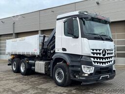 MERCEDES-BENZ Arocs 2543 L 3-Achs Kipper Kran Hiab 211 5xhydr.