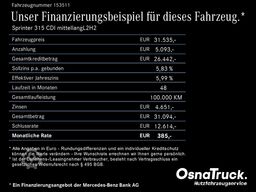 Mercedes-Benz Sprinter 315 CDI mittellangL2H2 AHK,Standheizung