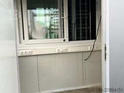 Container Drehkreuz Zutrittskontrolle