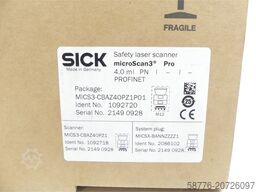Sick MICS3-CBAZ40PZ1P01 Id. 1092720 microScan 3 Pro SN:21490928 - ! -