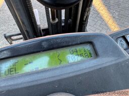 Hyster H 25 FT 2500 Kg diesel 3 delige mast, side shift