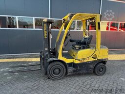 Hyster H 25 FT 2500 Kg diesel 3 delige mast, side shift