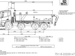 DAF XF 530 8x4 - SCARRABILE TAM T40