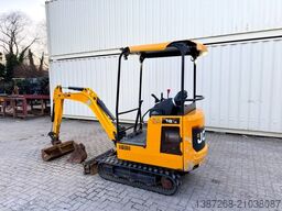 JCB 16C-1 /2022 BJ/ 852 H / verbr. Laufwerk/2xLöffel