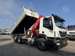 Iveco Stralis 260SY46 Kipper + Kran FASSI F195