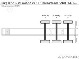 Burg BPO 12-27 CCXAX 20 FT / Tankcontainer / ADR / N...