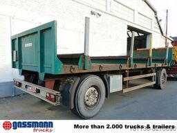  Anhänger Pritsche Plateau, Rungen, 3x vorh.