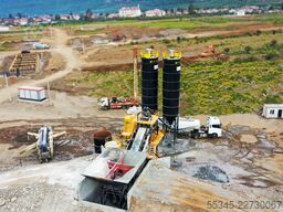 FABO Mobile Concrete Batching Plant 100 m3/h Mobile Concrete Batching Plant