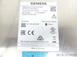 Siemens 6FC5303-0AF50-0CA0 Display OP 022-555 Ergoline 3 SN LBL8389618 - ungebr.