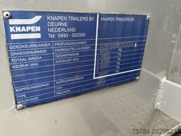 KNAPEN SCHUBBODEN 92QM, CARGOFLOOR,  LIFT-LENK, FUNK, BPW, TÜV NEU