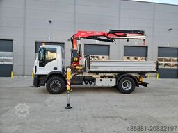 IVECO MLC 180E28 Dreiseitenkipper mit Kran