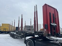 SCHWARZMüLLER HOLZAUFLIEGER Y-SERIE,  8 RUNGENPAARE, BPW-ACHSEN, LIFTACHSE