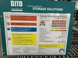 Bito Lagertechnik Paletten Einschubregalanlage PROflow