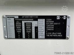 SCANIA S500 RETARDER TAIL LIFT BURG TRAILER VAN BEURDEN